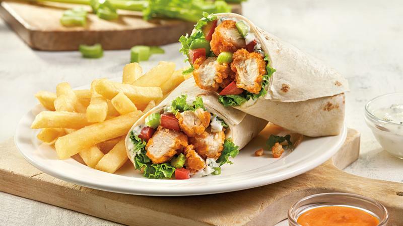 Chicken Tender Wrap Combo