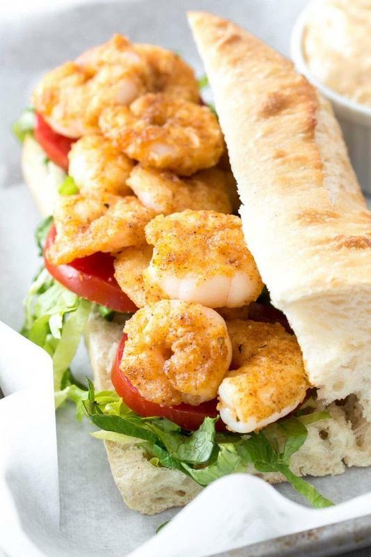 Shrimp Po Boy Combo