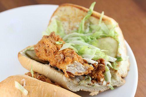 Chicken Po Boy Combo