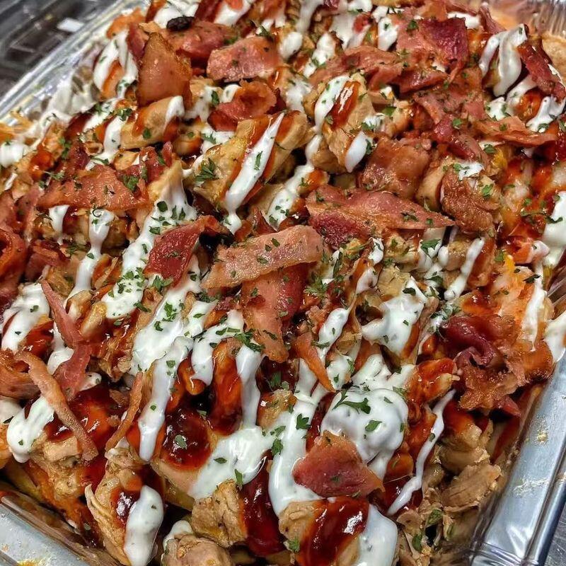 Honey hot bacon ranch chicken fries party tray